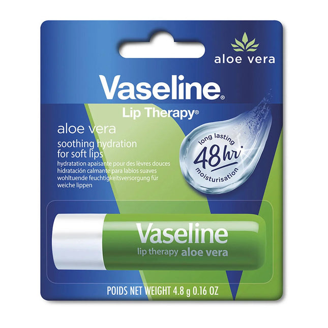 Vaseline Aloe Vera Lip Care 4.8g, 5 g for Unisex