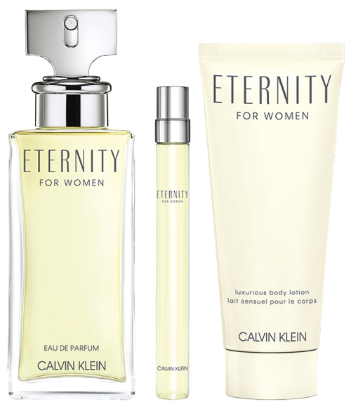 Calvin Klein Eternity 3 Piece Gift Set for Women