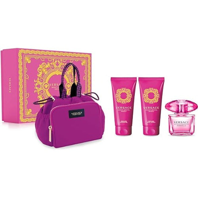 Versace Bright Crystal Absolu 4 Piece Gift Set Versace