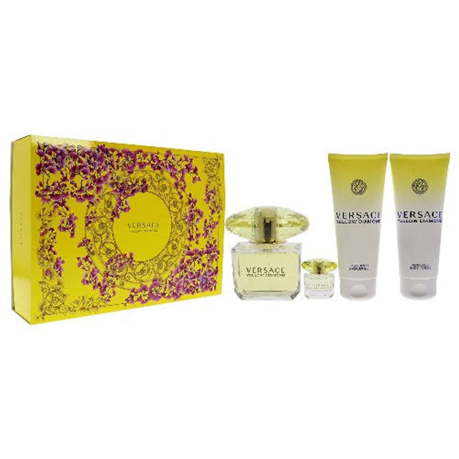 Versace Yellow Diamond 4 Piece Gift Set Versace
