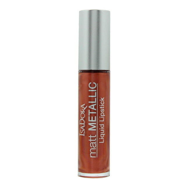 Isadora Matt Metallic Liquid Lipstick 7ml - 82 Copper Chrome, 7 g for Unisex