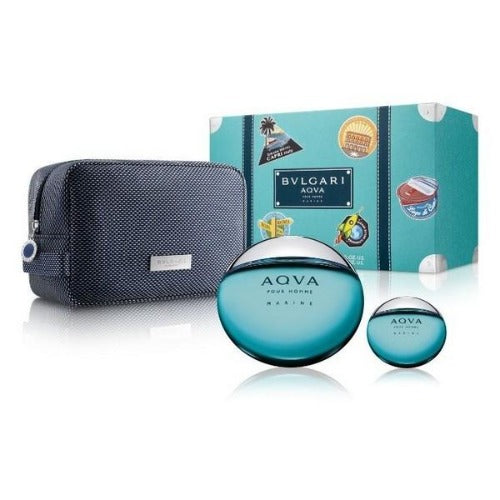 Bvlgari Aqva Marine 3 Piece Gift Set for Men