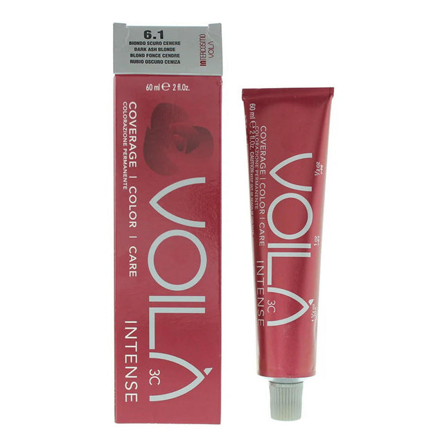 Intercosmo Voilà 3C Intense 60ml - 6.1 Dark Ash Blonde, 60 ml for Women