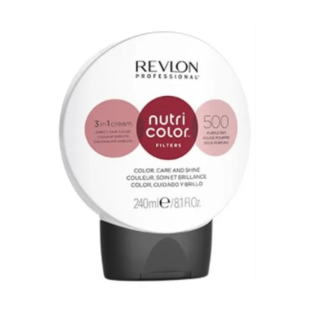 Revlon Nutri Color Filters 3 in 1 Cream Hair Colourant 240ml - 500 Purple Red, 240 ml for Unisex