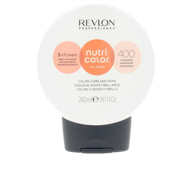 Revlon Nutri Color Filters 3 in 1 Cream Hair Colourant 240ml - 400 Tangerine, 240 ml for Unisex