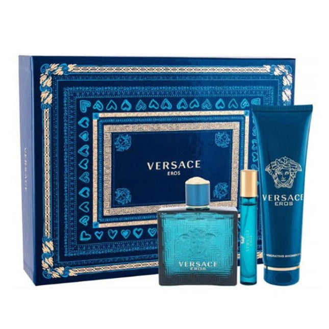Versace Eros 3 Piece Gift Set Versace