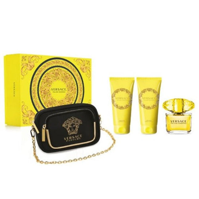 Versace Yellow Diamond 4 Piece Gift Set Versace