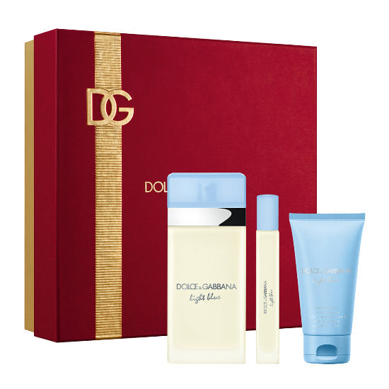 Dolce & Gabbana D & G Light Blue 3 Piece Gift Set for Women