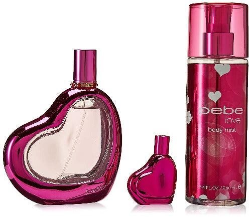 Bebe Love 3 Piece Gift Set for Women