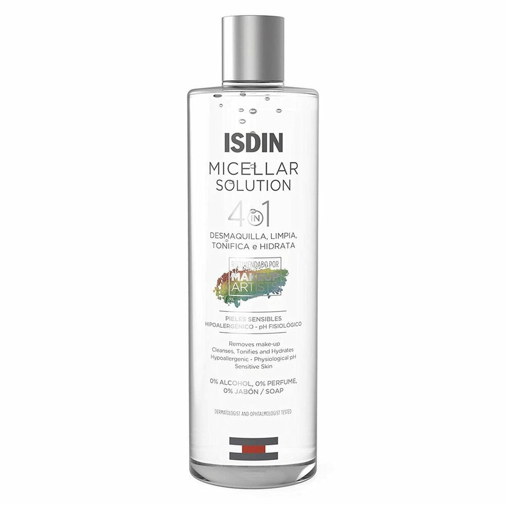 ISDIN Micellar Solution 4 in 1 Cleansing Water 400ml for Women
