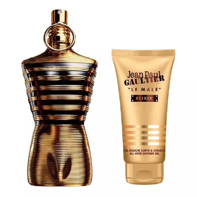 Jean Paul Gaultier Le Male Elixir Gift Set 125ml EDP + 75ml Shower Gel for Men
