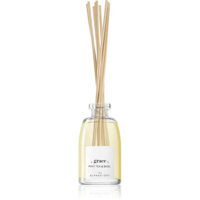 The Olphactory Grace Mint Tea Basil Reed Diffuser 250ml, 250 ml for Unisex