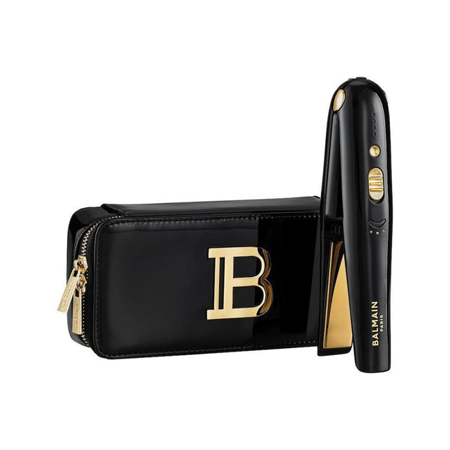 Balmain Professionnel Limited Edition – Electric Steam Hair Straightener Unisex, Black/Gold