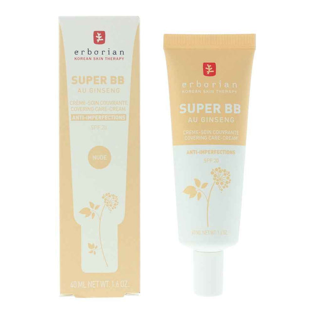 Erborian Super BB Au Ginseng Covering Care-Cream SPF20 40ml - Nude for Unisex