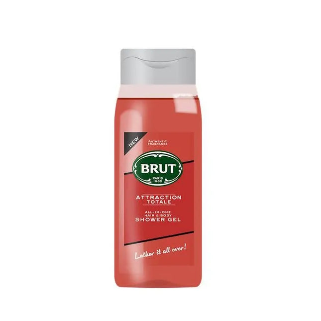 Brut Attraction Totale Shower Gel 500ml, 500 ml for Men
