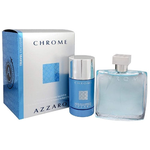 Azzaro Chrome 2 Piece Gift Set for Men