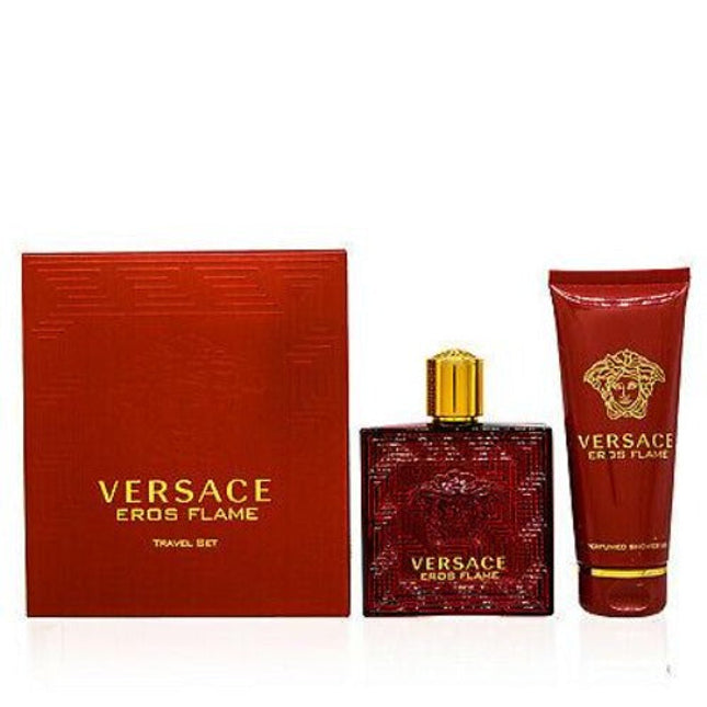 Versace Eros Flame 2 Piece Travel Gift Set Versace