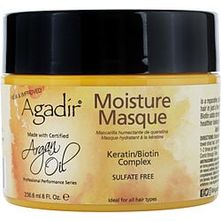 Argan Oil Keratin Protein Moisture Masque- Sulfate Free 8 Oz Agadir