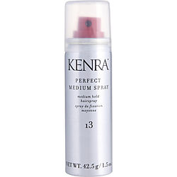 Perfect Medium Spray 13 Medium Hold For Moveable Touchable Styling 1.5 Oz Kenra