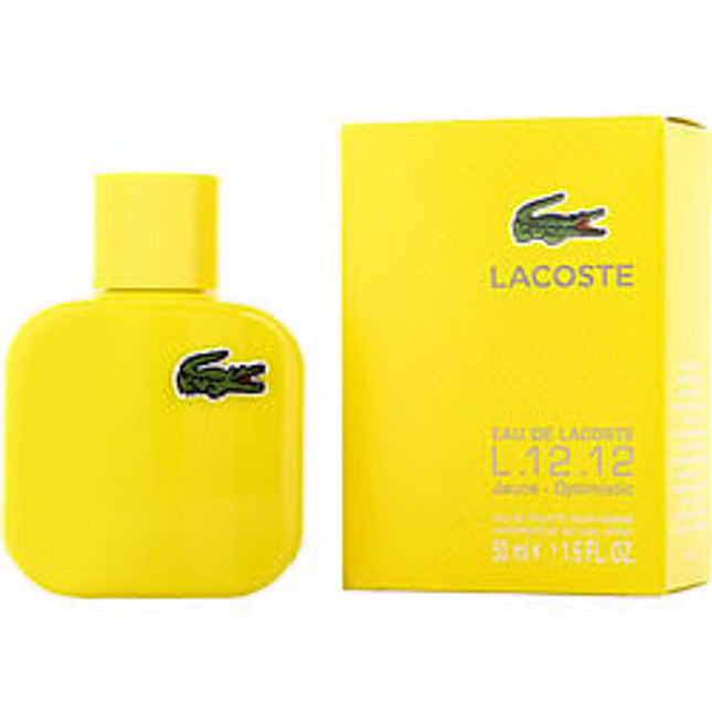 Lacoste Eau De Lacoste L.12.12 Jaune By Lacoste Optimistic Edt Spray 1.6 Oz
