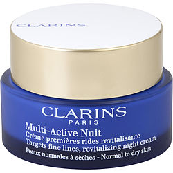 Multi-active Night Targets Fine Lines Revitalizing Night Cream - For Normal To Dry Skin  --50ml/1.7oz Clarins