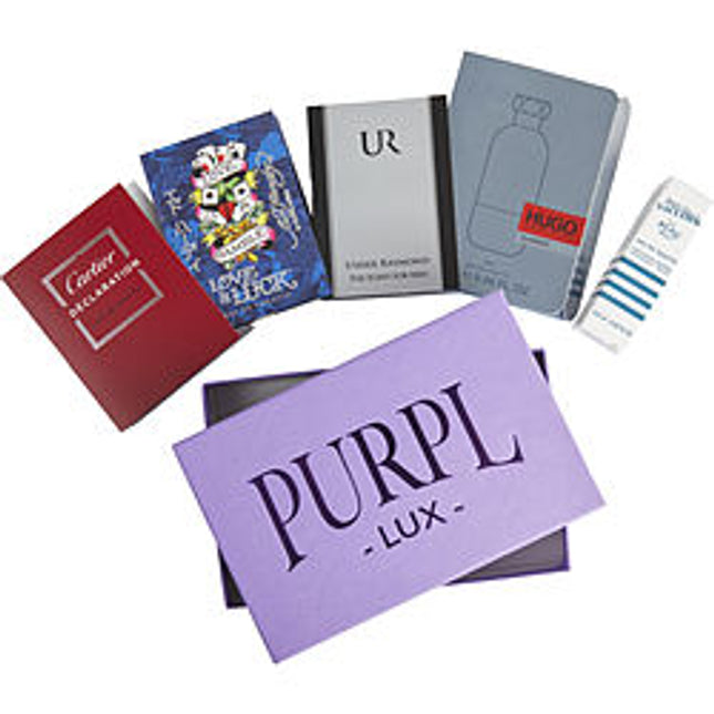 Purpl Lux Subscription Box For Men By  - $ur - $ed Hardy Love & Luck - $declaration - $jean Paul Gaultier Le Beau Male - $hugo Element Purpl Lux Subscription Box For Men
