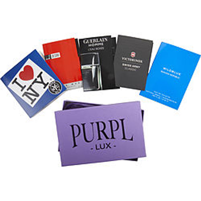 Purpl Lux Subscription Box For Men By  $bond No. 9 I Love Ny - $guerlain Homme L'eau Boisee - $desire - $swiss Army - $banana Republic Wildblue Purpl Lux Subscription Box For Men