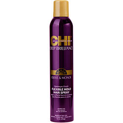 Deep Brilliance Olive & Monoi Optimum Finish Flexible Hold Hairspray 10 Oz Chi