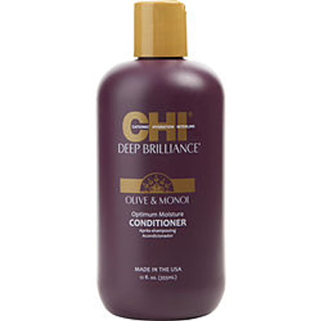 Deep Brilliance Olive & Monoi Optimum Moisture Conditioner 12 Oz