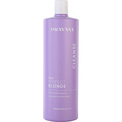 The Perfect Blonde Purple Toning Shampoo 33.8 Oz Pravana