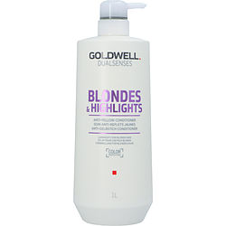Dual Senses Blondes & Highlights Anti-yellow Conditioner 33.8 Oz Goldwell