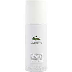 Lacoste L.12.12 Blanc By Lacoste Pure Deodorant Spray 3.6 Oz Lacoste