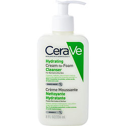 Hydrating Cream-to-foam Cleanser - Normal To Dry Skin --236ml/8oz Cerave