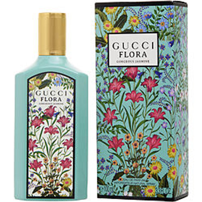 Gucci Flora Gorgeous Jasmine By Gucci Eau De Parfum Spray 3.3 Oz