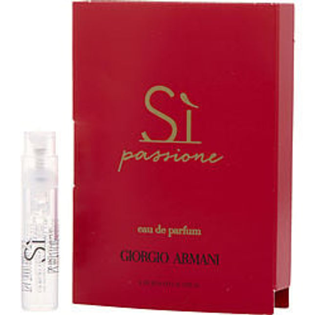 Armani Si Passione By Giorgio Armani Eau De Parfum Spray Vial On Card