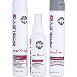 Mendxtend Strengthening System (strengthening Shampoo, Strengthening Conditioner, Leave-in Treatment) Bosley