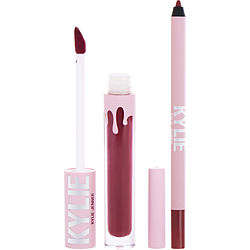 Kylie Jenner Matte Lip Kit: Matte Liquid Lipstick 3ml + Lip Liner 1.1g - # 103 Better Not Pout Matte  --2pcs By Kylie Jenner Kylie Jenner