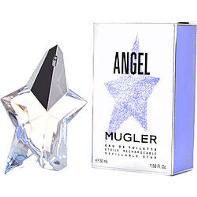 Angel By Thierry Mugler Standing Star Edt Spray Refillable 1.6 Oz *tester