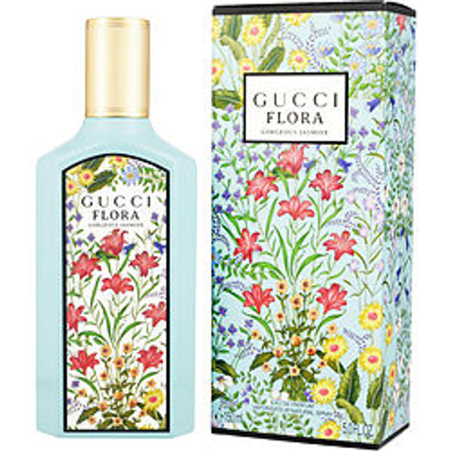Gucci Flora Gorgeous Jasmine By Gucci Eau De Parfum Spray 5 Oz