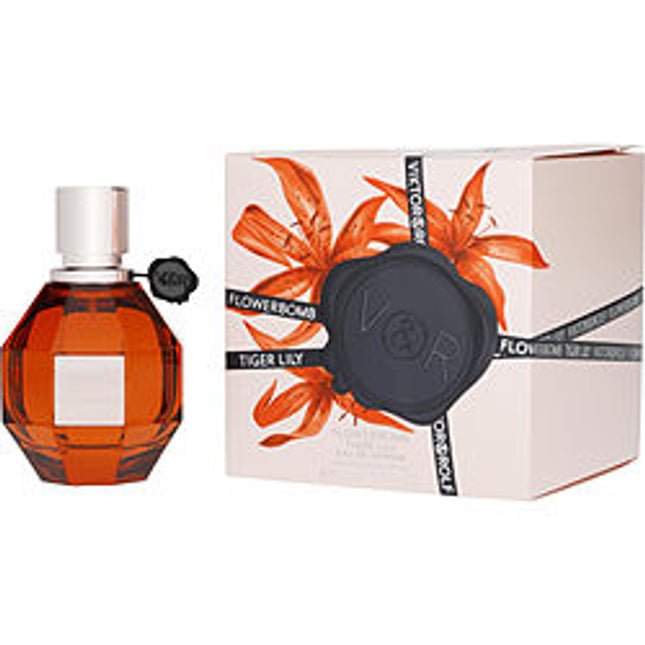 Flowerbomb Tiger Lily By Viktor & Rolf Eau De Parfum Spray 1.7 Oz