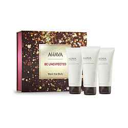 Be Unexpected Work That Body Set: Deadsea Water Mineral Body Lotion 100ml + Hand Cream 100ml + Shower Gel 100ml + Crystal Ostomer X6 Serum 0.5ml --4pcs