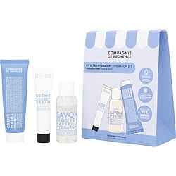 Hydration Set: Liquid Marseille Soap 30ml + Hand Cream 30ml + Face Cream 15ml --3pcs