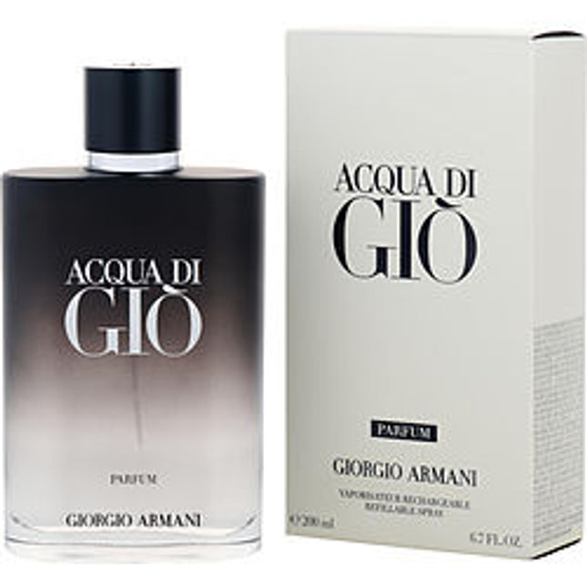 Acqua Di Gio By Giorgio Armani Parfum Spray Refillable 6.7 Oz