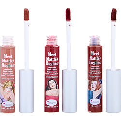 Thebalm Meet Matte Hughes Long Lasting Liquid Lipsticks Kit - Vacay Lip Trio (charismatic / Persistent / Adventurous) --3x7.4ml/0.25oz By Thebalm Thebalm