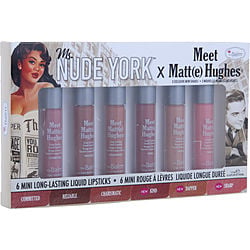 Thebalm Meet Matt(e) Hughes 6 Mini Long Lasting Liquid Lipsticks Kit  - Ms. New York  --6x1.2ml/0.04oz By Thebalm Thebalm