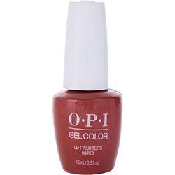 Opi Gel Color Soak-off Gel Lacquer - Left Your Texts On Red --0.5oz By Opi Opi
