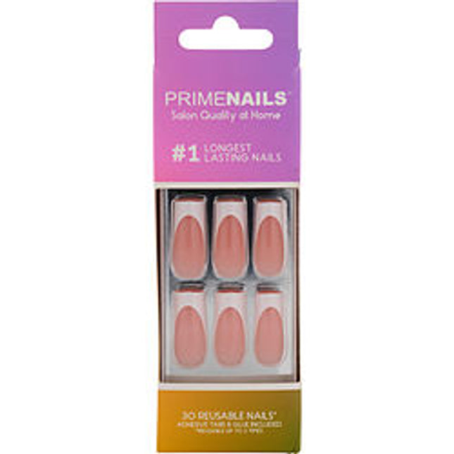 Prime Nails Reusable Nail Set - #m18 Long Almond --30ct By Prime Nails