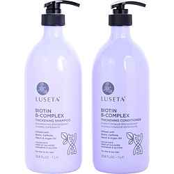 Biotin B-complex Thickening Shampoo And Conditioner Set 33.8 Oz Luseta