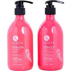 Keratin Shampoo And Conditioner Set 16.9 Oz Luseta