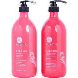 Keratin Shampoo And Conditioner Set 33.8 Oz Luseta